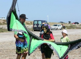  Kitesurf com o Pole Nautique 